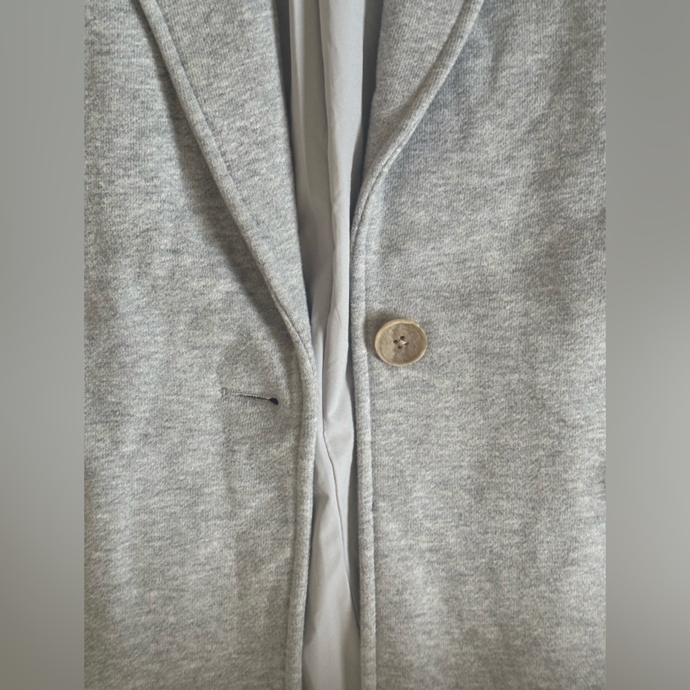 Alo Gray Long Coat - Picture 3 of 5